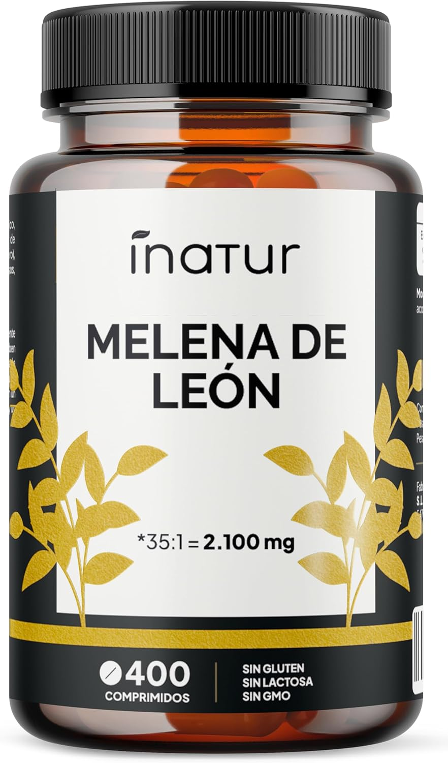 Melena De León Pura 2100 Mg NOOTRÓPICO Ultraconcentrado 31:1 | Natural Para La M