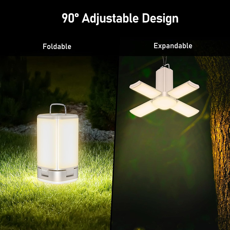 Miniatura: Blukar Lámpara Camping Recargable, 116 Leds Luz Camping Super Brillante & Portát