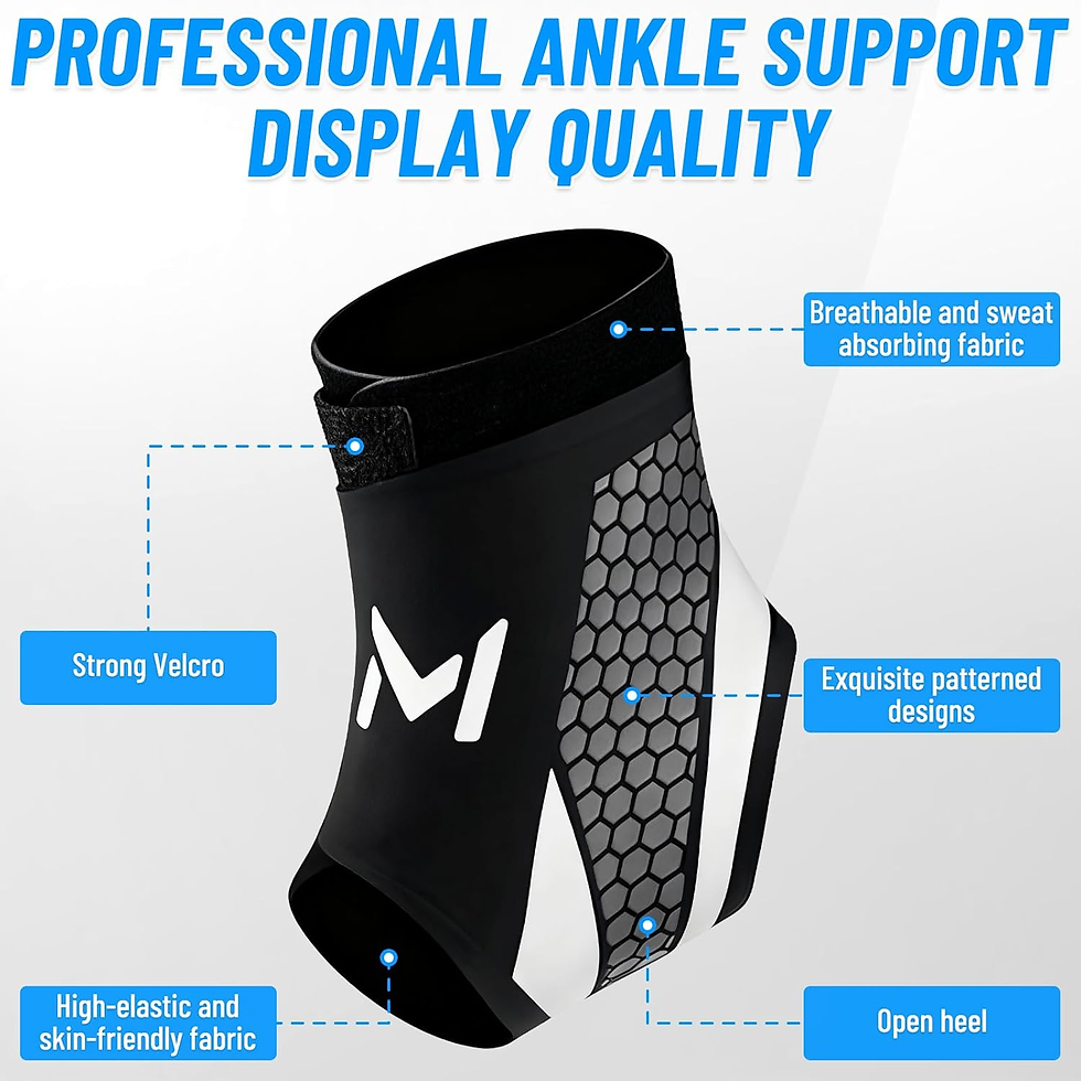 Miniatura: Tobillera Y Tobillera Ajustable Y Flexible, Vendaje Para Deporte, Fútbol, Correr