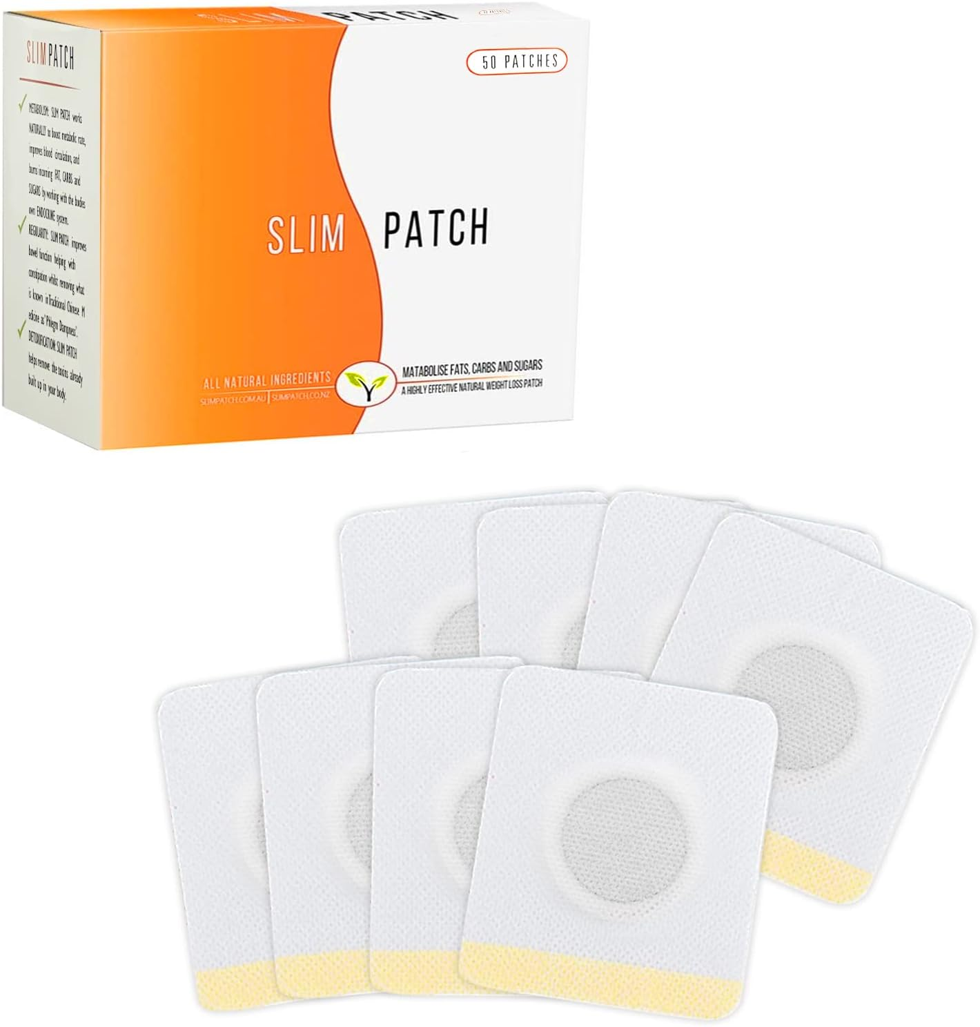 50 Pcs Parches Adelgazantes, Parches Para Adelgazar, Parche Para Perder Peso, Pa