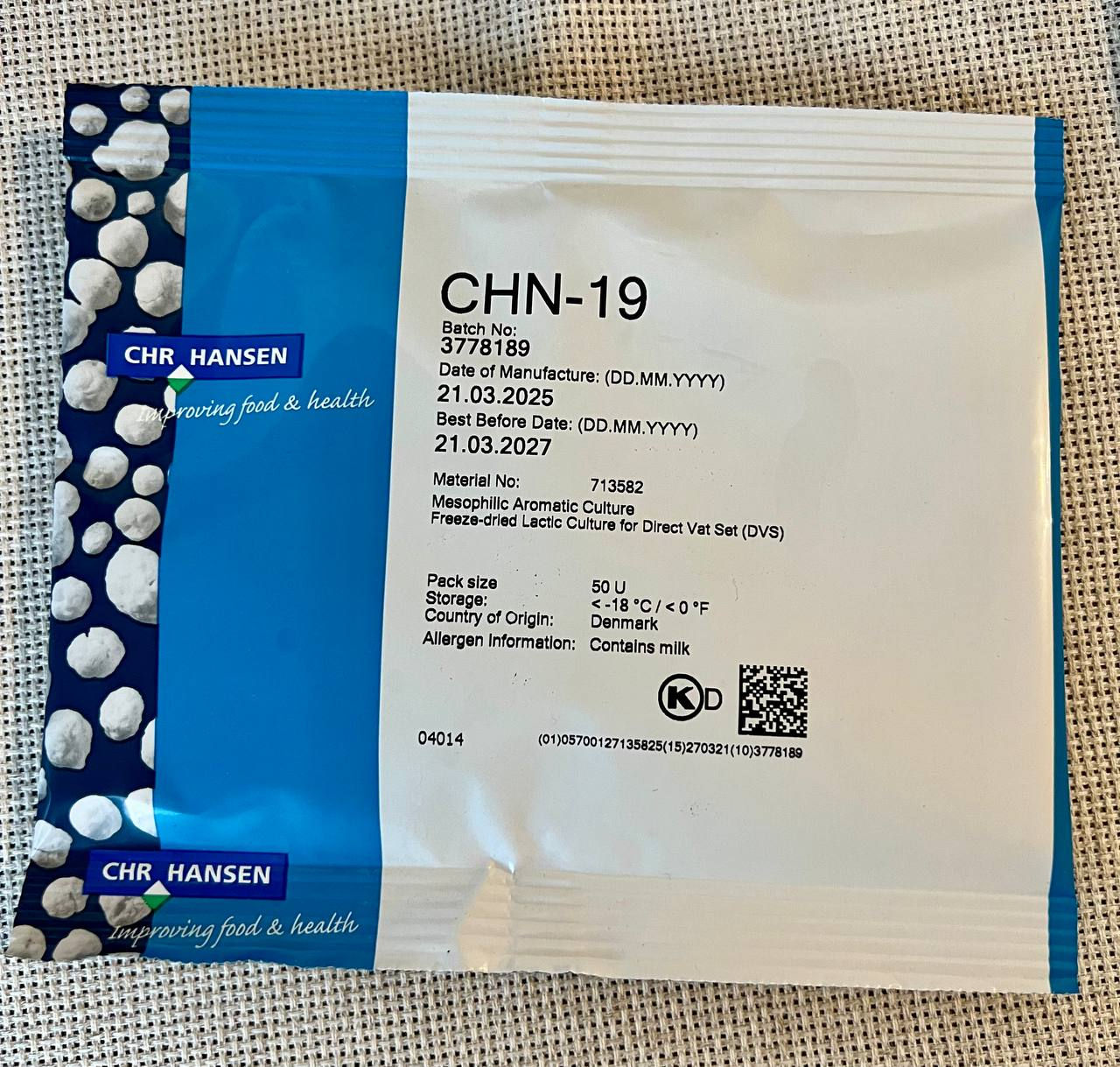 CHN-19 закваска мезофільна