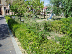 aceras y urbanizaciones