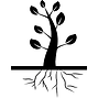 Vector image of tree showing the roots linking to a page with further information about root zone management.