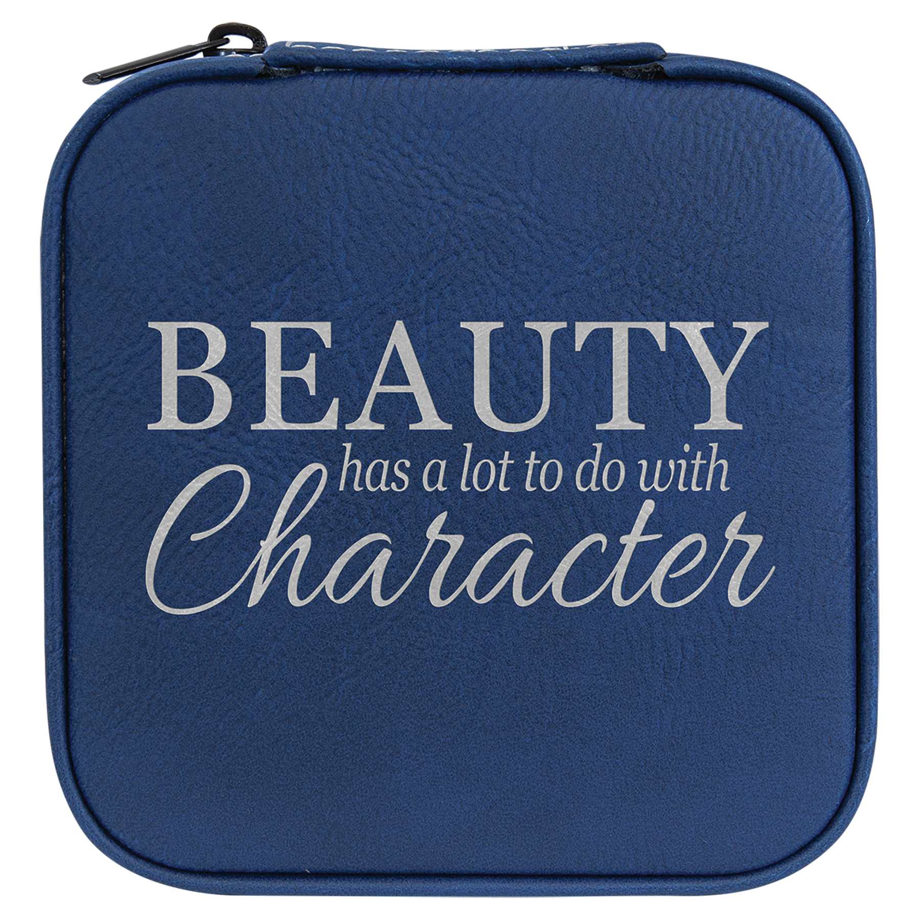 Blue/Silver Jewelry Box/Travel/Home