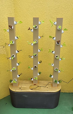 MINHA HORTA 3 torres - 45 plantas