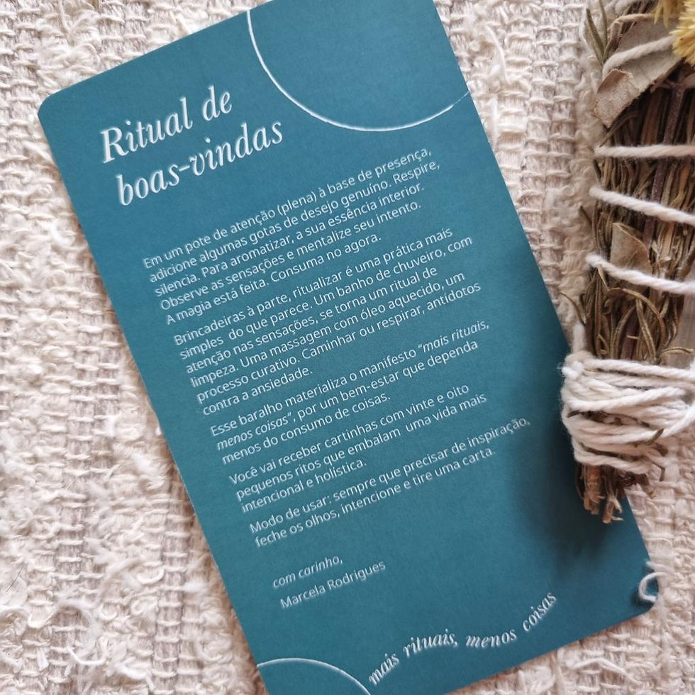 Miniatura: oráculo Baralho de Rituais