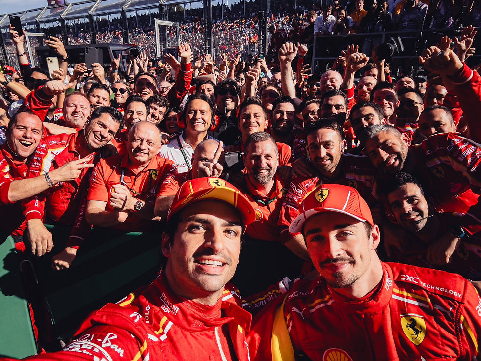 Foto: @ScuderiaFerrari en X