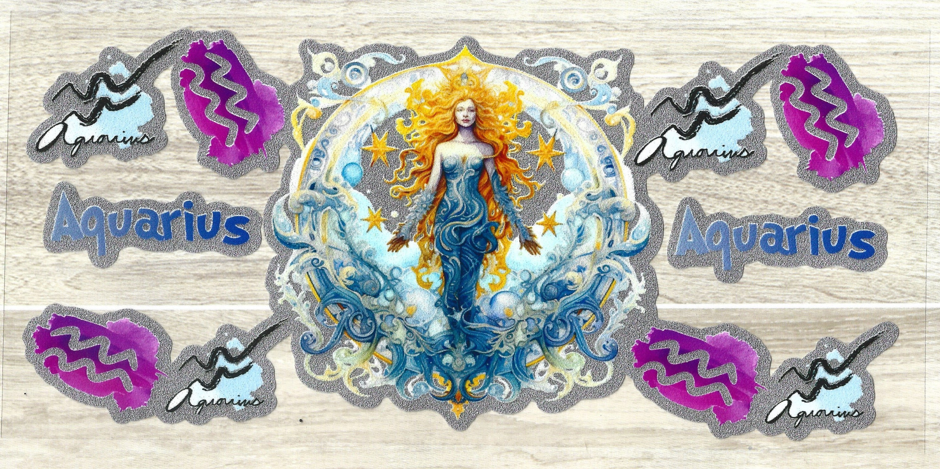 Z3 Glitter Zodiac Wrap