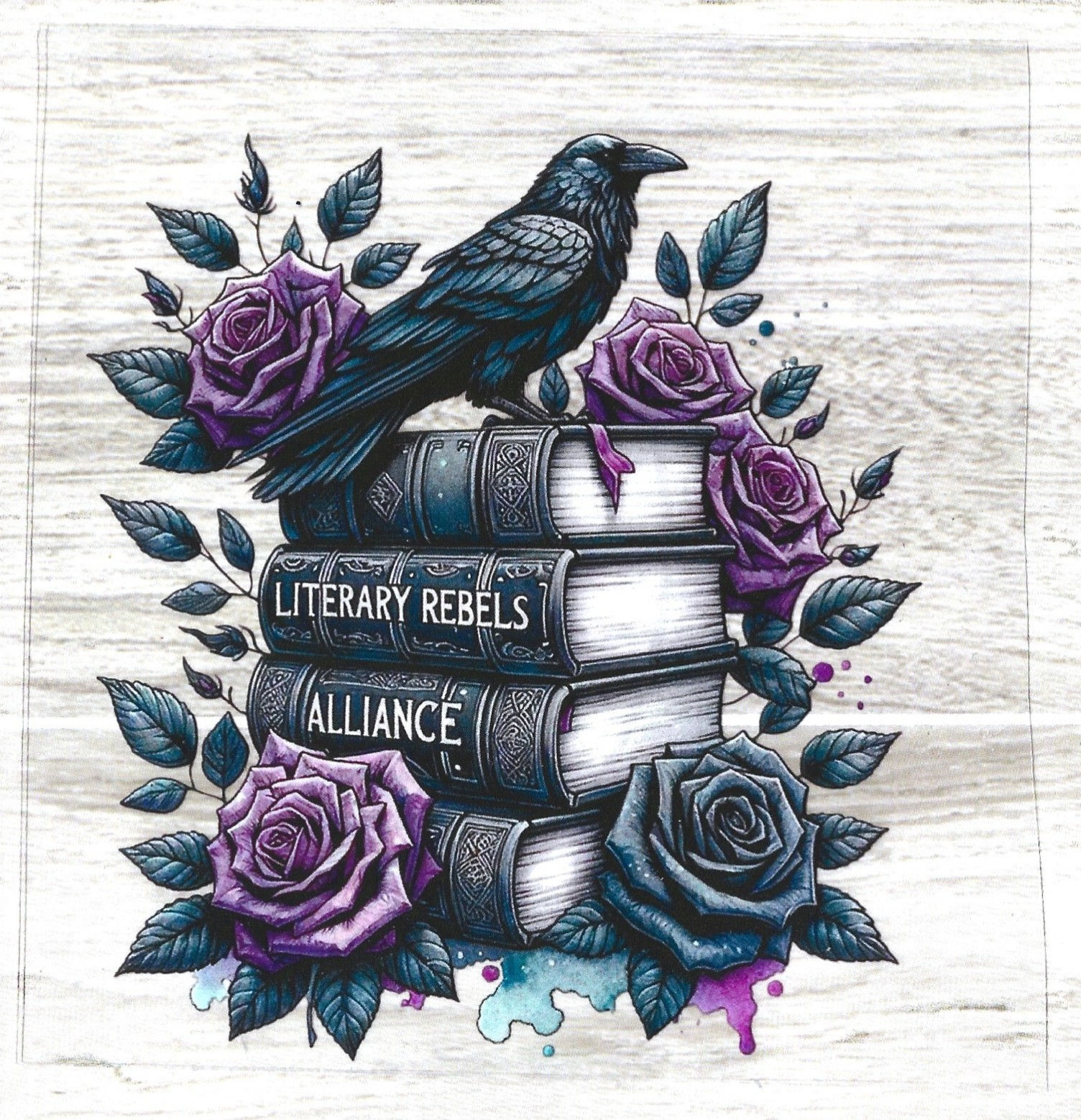 B116 Books & Coffee Decal