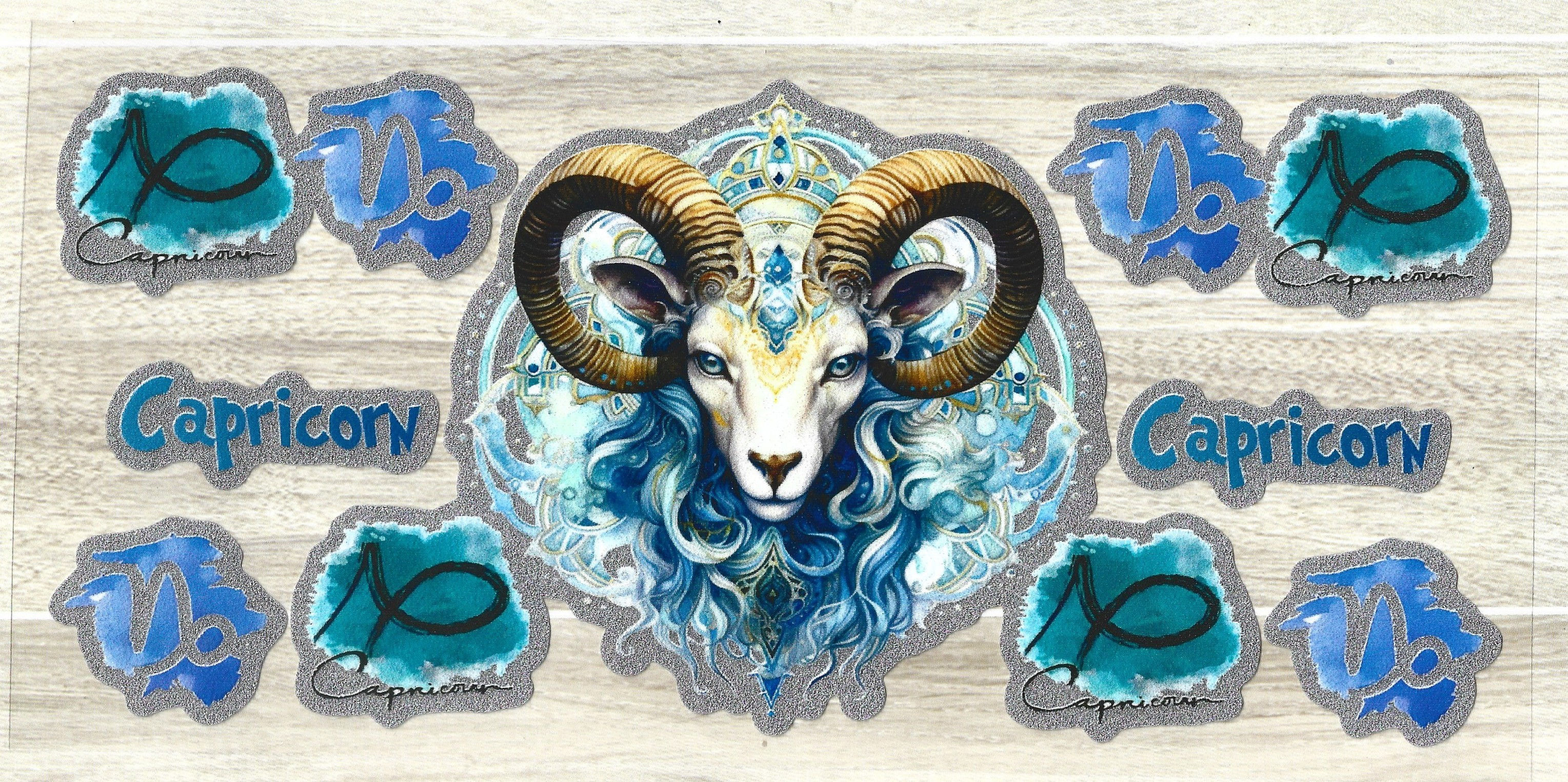 Z7 Glitter Zodiac Wrap