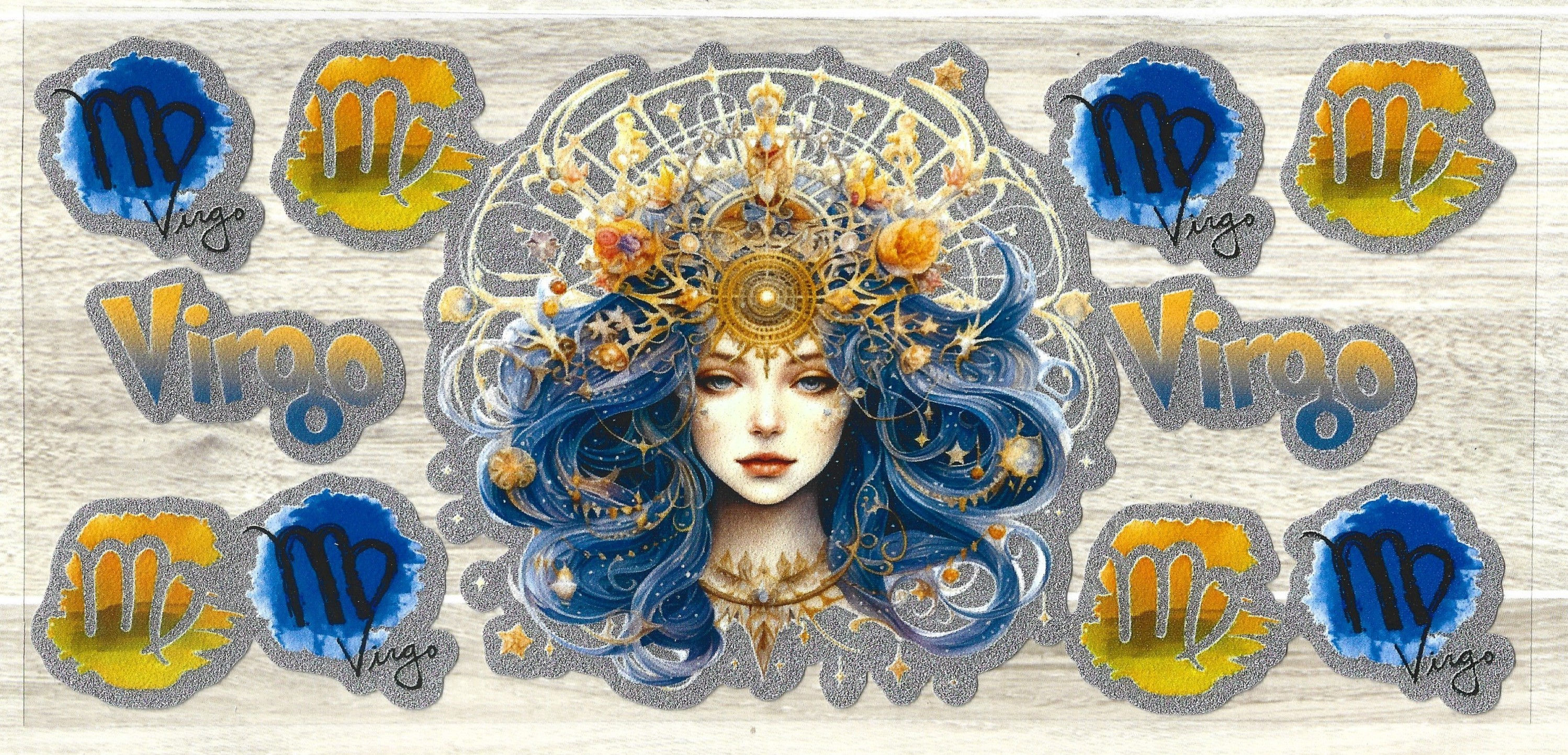 Z6 Glitter Zodiac Wrap