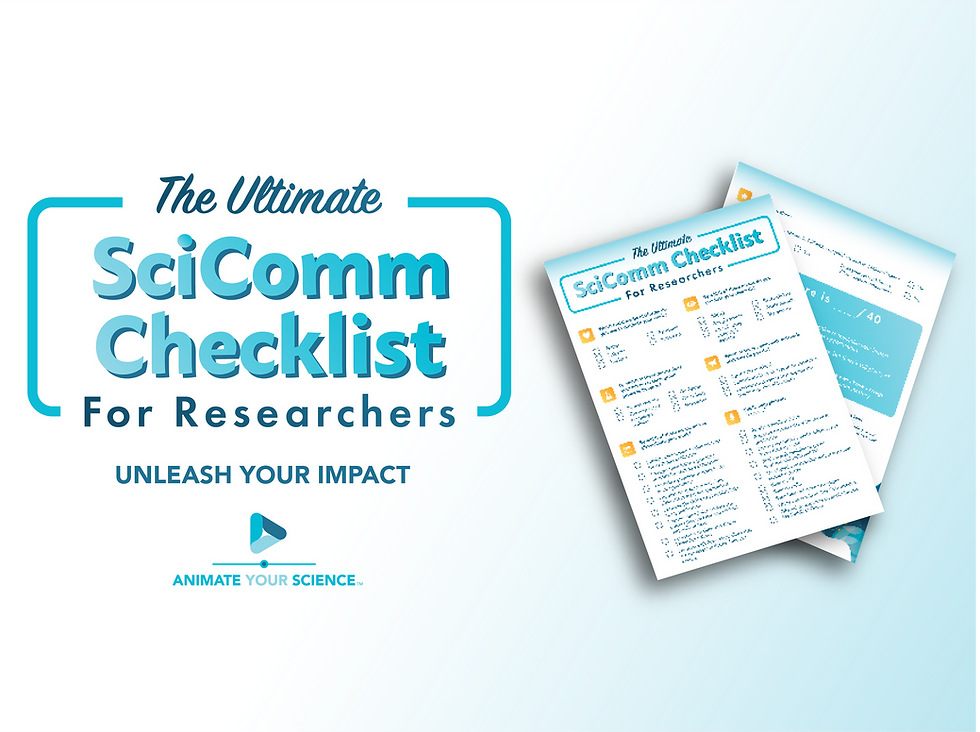 How to gauge your research impact: the SciComm Checklist