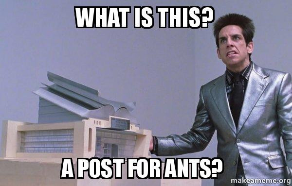 post for ants meme