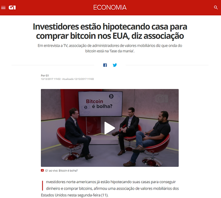 Investidores estão hipotecando casa para comprar bitcoin nos EUA.