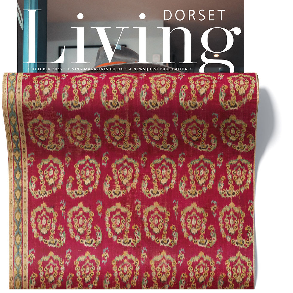 'Kashan' wallpaper in Dorset Living magazine