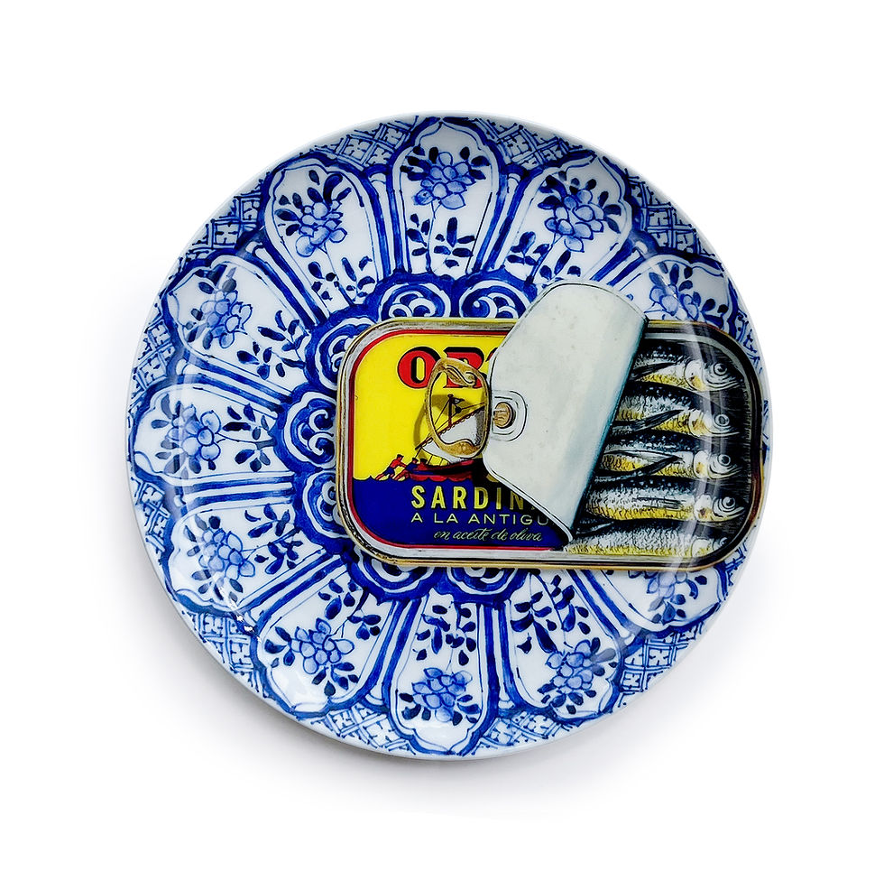 Thumbnail: 'Medallion' plate (sardines)