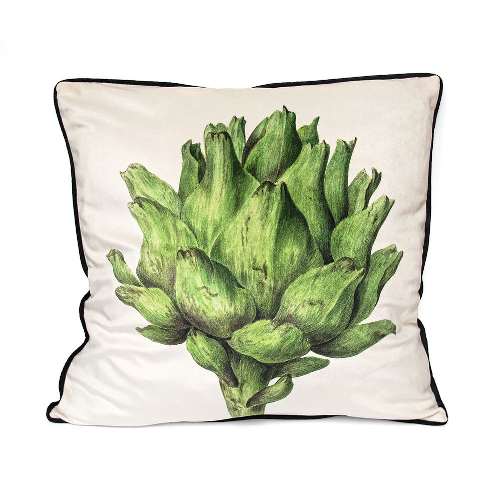 'Artichoke' velvet cushion cover
