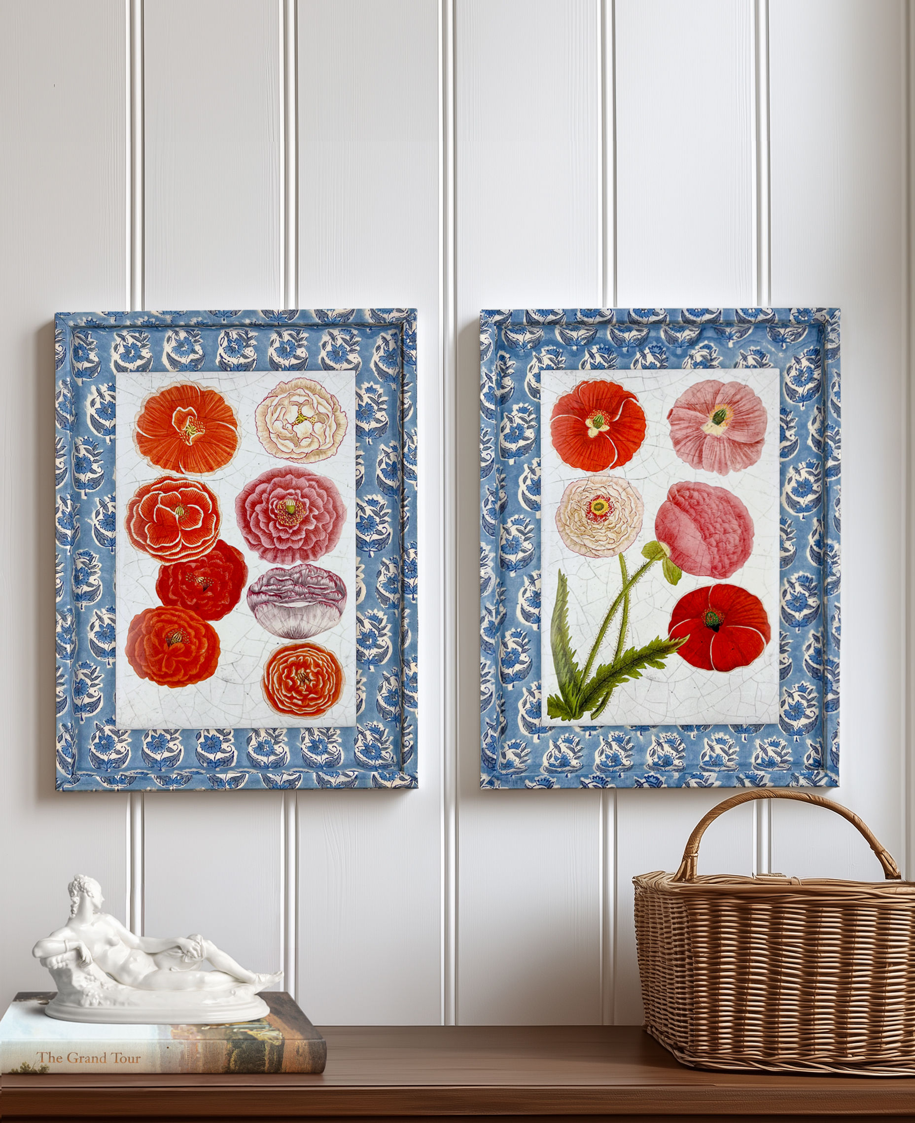 Unique Framed Wall Art Set of 2