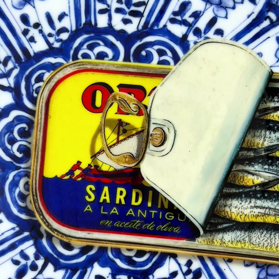 Thumbnail: 'Medallion' plate (sardines)