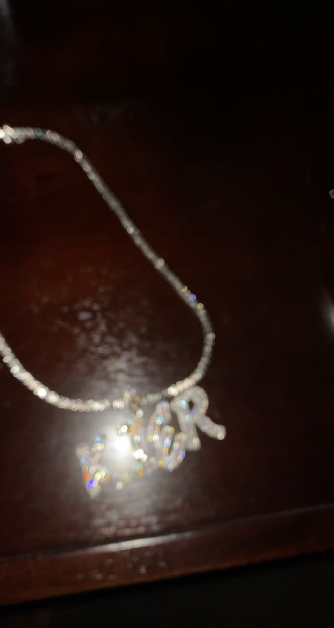 Thumbnail: Custom bling necklace 