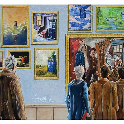 The Doctor And His Paintings Artmonkeyworld