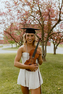 Celebrating a music business degree.