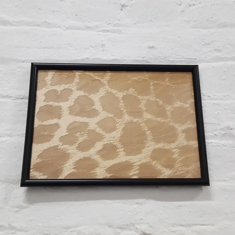 Thumbnail: Laser Engraved Animal Print A4 21x29cm (8.2x11.4 inch)