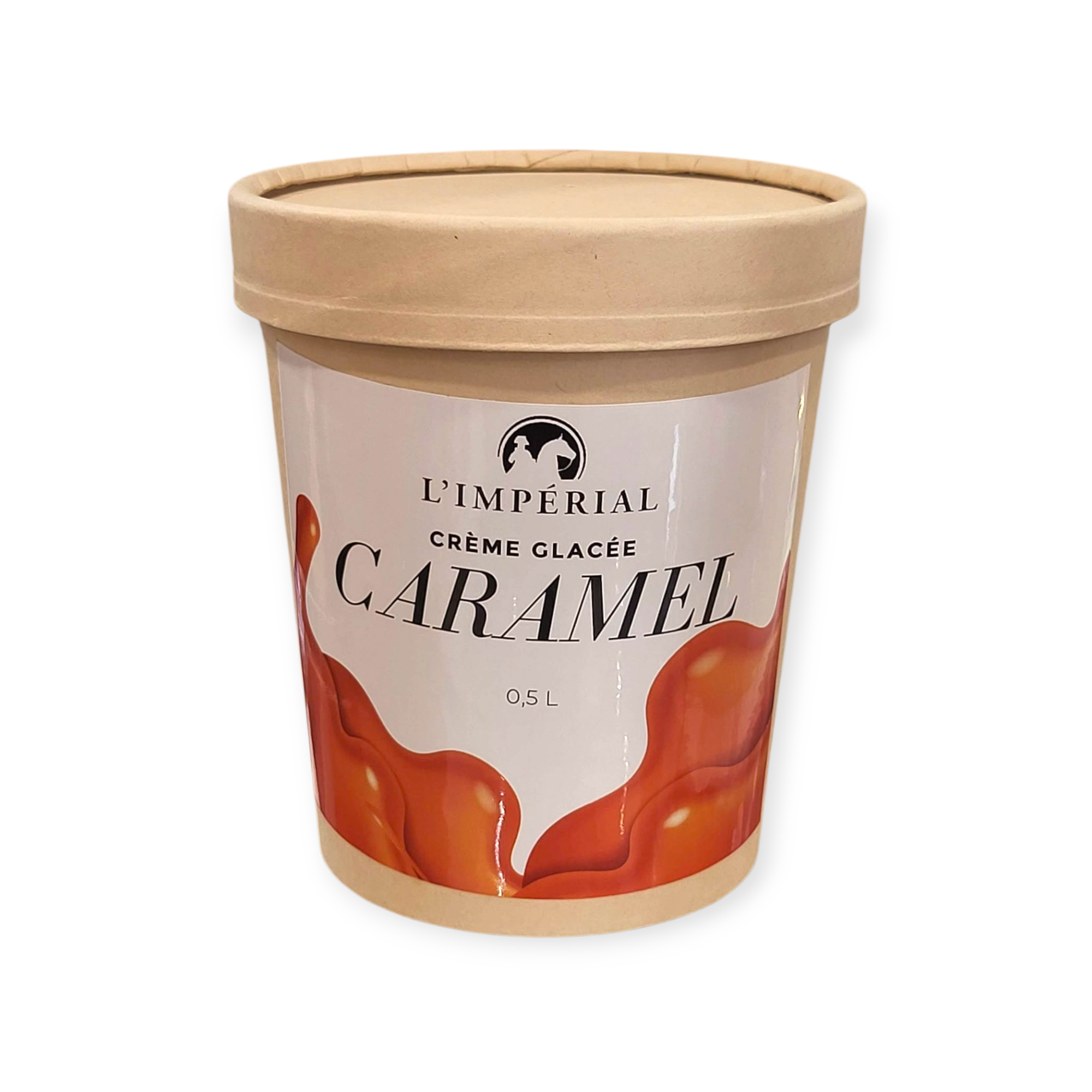 Crème glacée caramel