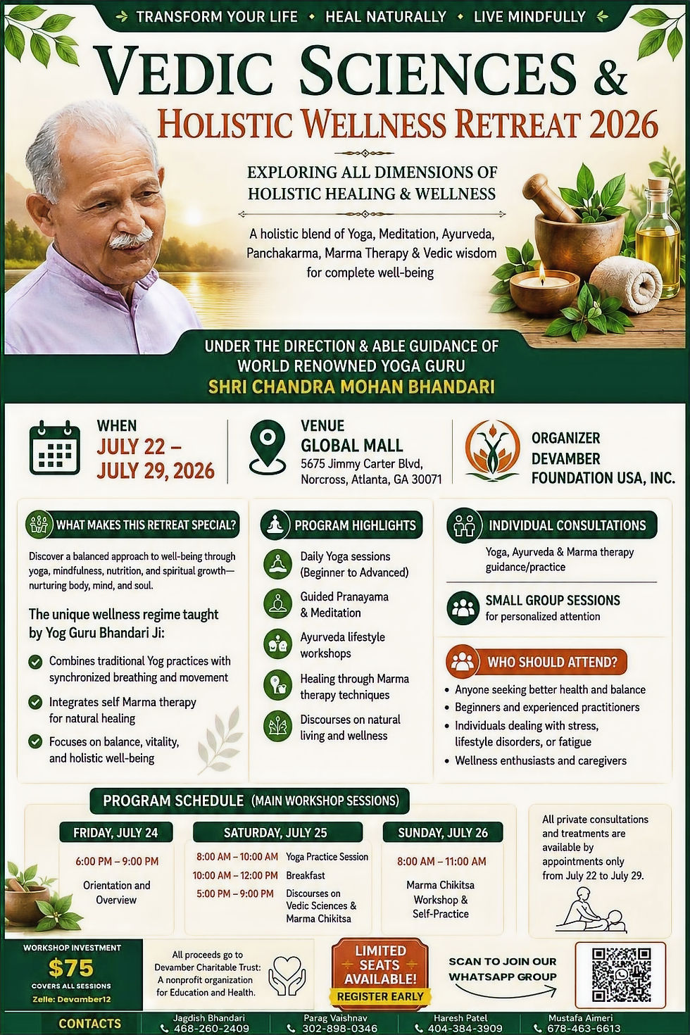 YOGA AND AYURVEDA WELLNESS RETREAT