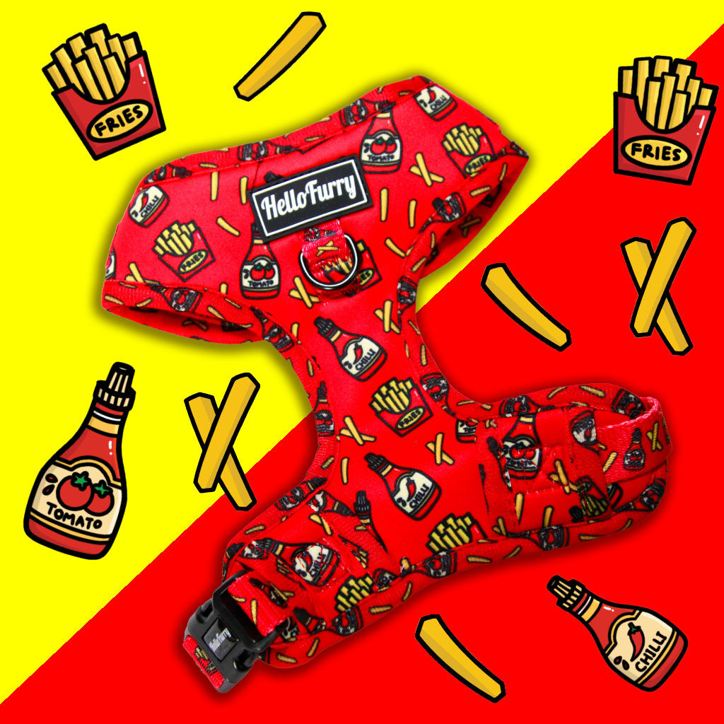 Adjustable Harness – Fries Ketcup Chilli