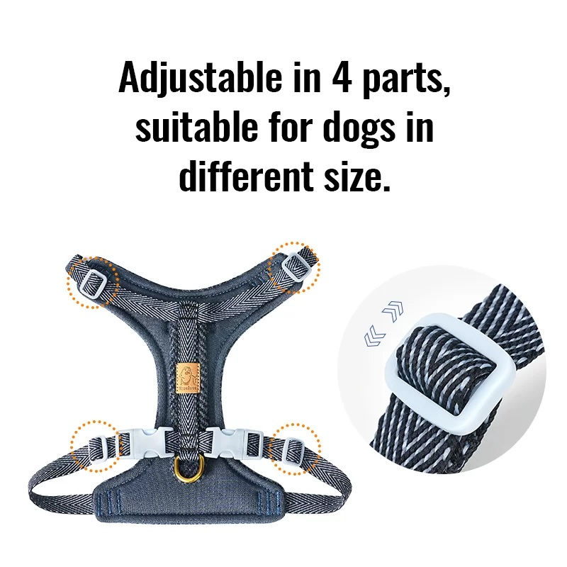 Thumbnail: Truelove Tweed Harness & Leash set