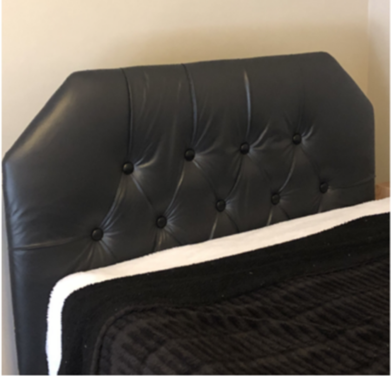 Black leather