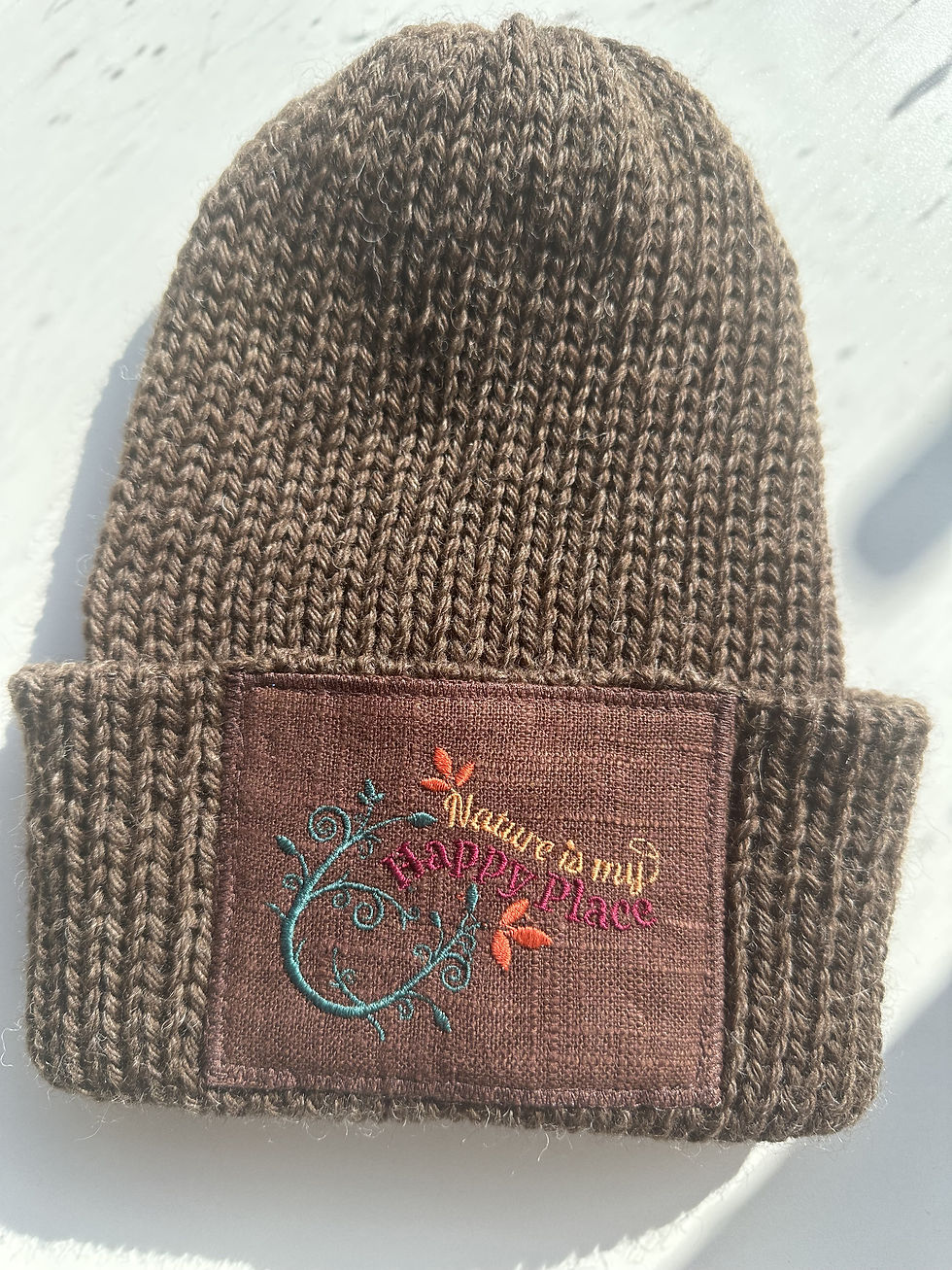 Thumbnail: camping and hiking beanie 100% wool