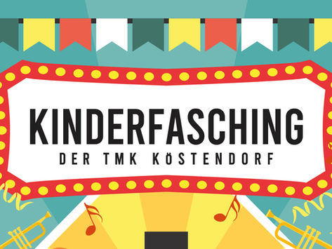 Flyer vom Kinderfasching Köstendorf