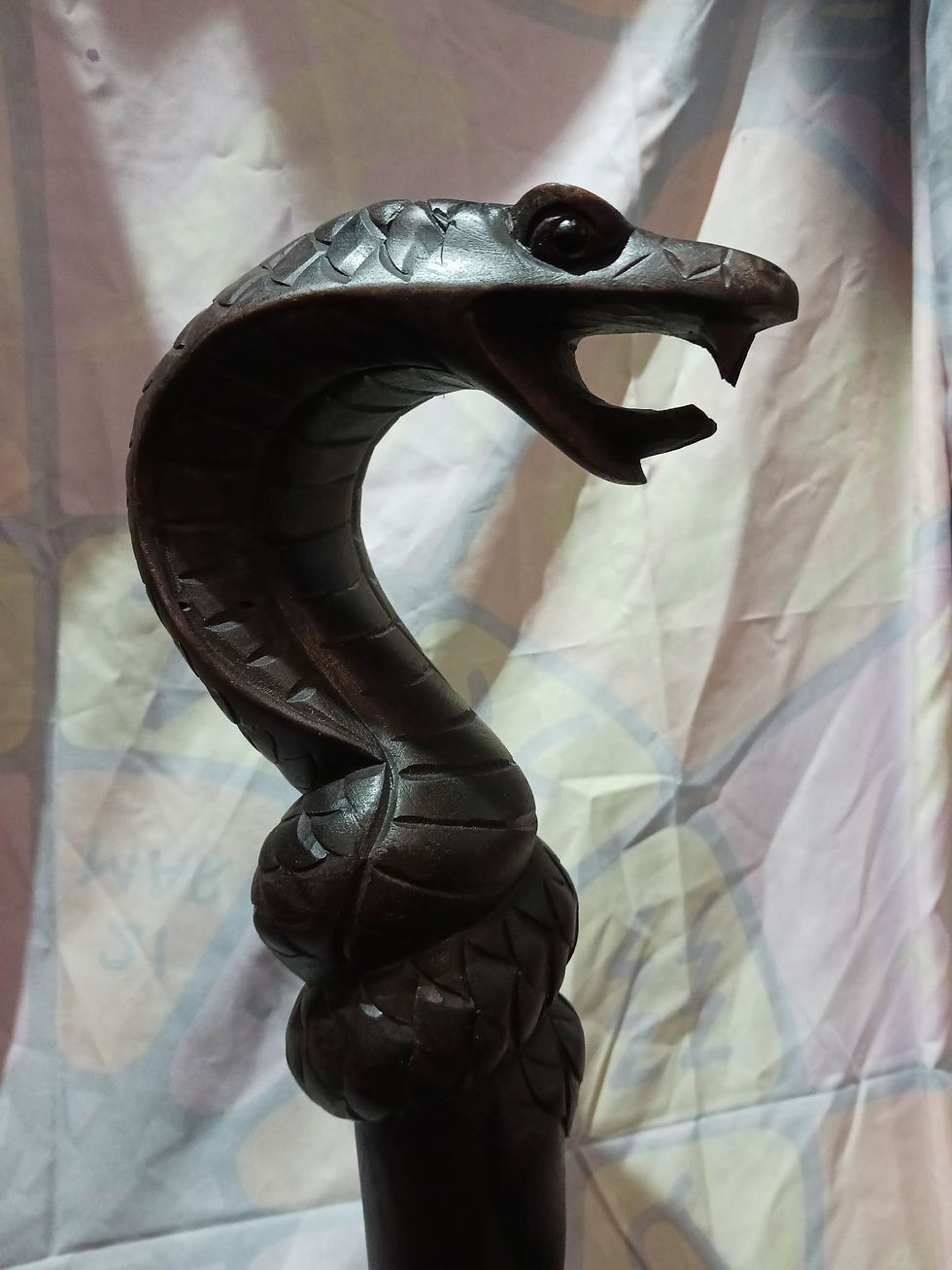 Sceptre Bâton 1m50 Serpent Cobra