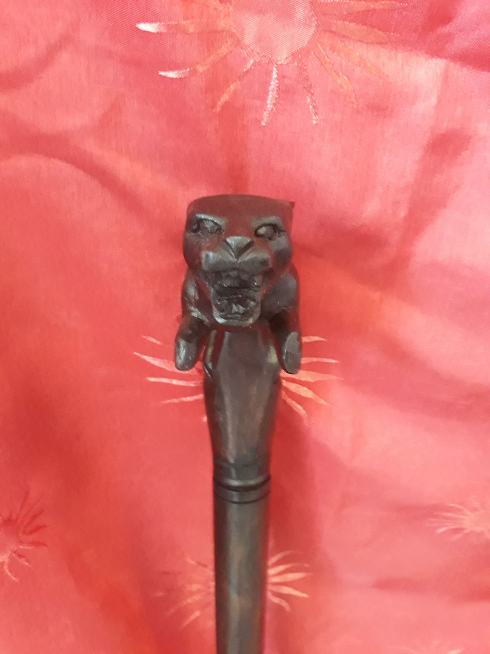 Canne de marche en bois tigre