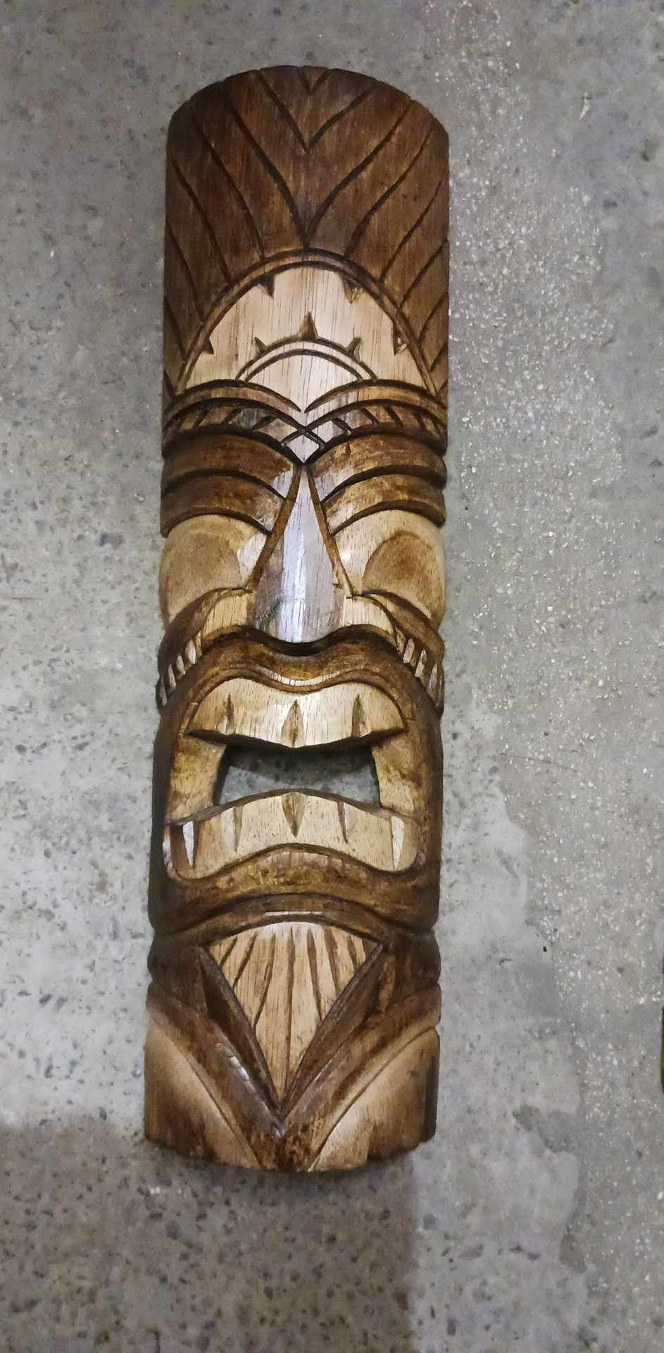 Miniature : Top des deco exotiques Masques tiki pas cher- 50cm