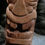 Miniature : Statue Totem tiki en bois de cocotier - 1 mètre