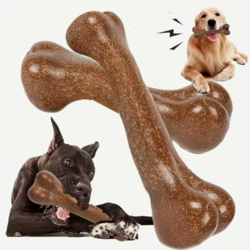 Brinquedo de Osso Não Tóxico para Cães