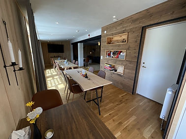 Matsal för frukost och middag, konferensrum