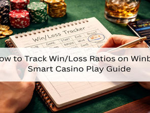 Person carefully recording win/loss ratios in a notebook at a casino table, with poker chips and a smartphone nearby showing gaming results.
