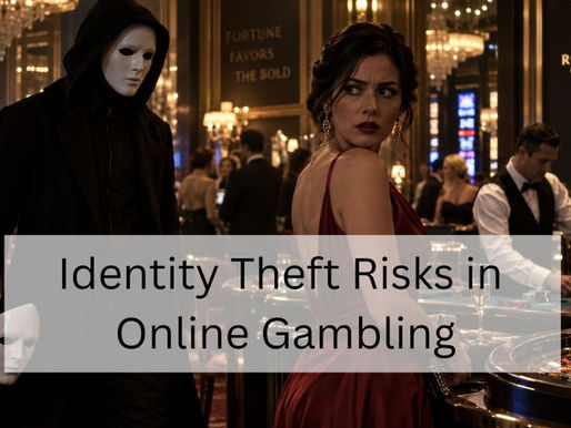 Masked person holding a second white theatre mask while approaching a wary woman inside a casino.