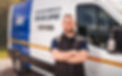 Man stoof infront of a Frontline Van