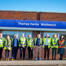 Volvo Trucks Visits Thomas Hardie Commercials Middlewich Depot.