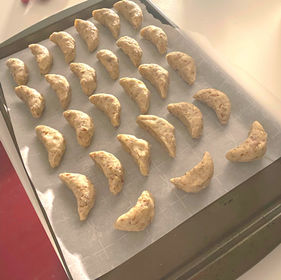 GMom's Crescent Cookies - Dec 23