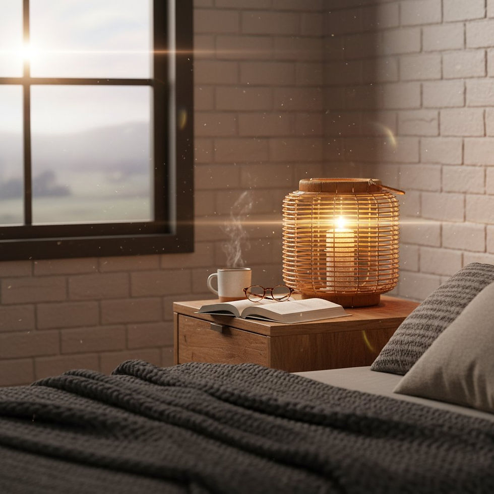 Özcan 1025-2 Bambu Mumluk 30*30 Ahşap