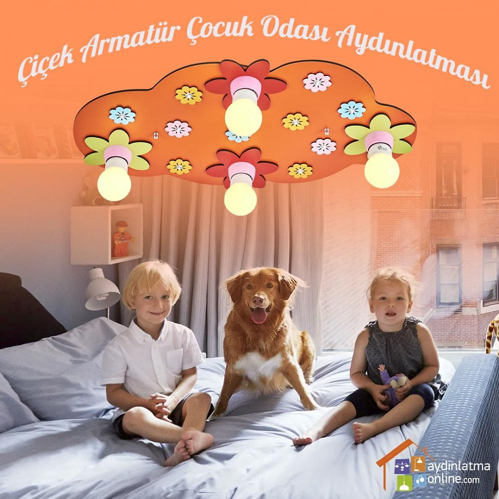 Özcan 4802-5 Çiçek Kırmızı Armatür Çocuk Odası