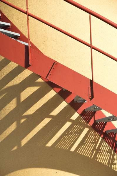 Escalier et garde-main thermolaqués 