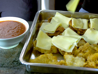 Bife à Parmegiana com Cerveja