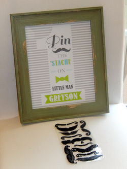 Pin the 'Stache Sign